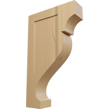 Ekena Millwork 4 1/2"W x 15 1/2"D x 26"H Jumbo Rockport Wood Corbel, Cherry CORW05X16X26RKCH